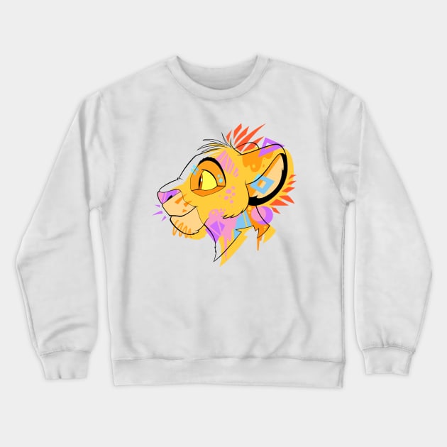 Simba Crewneck Sweatshirt by jzanderk